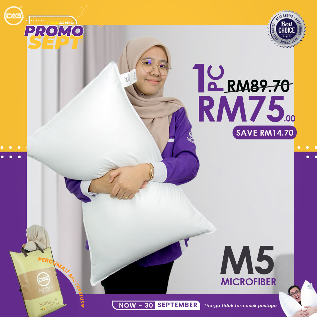 Super Soft Dan Anjal, Microfiber M5 berikan “comfort” tidur yang nyenyak