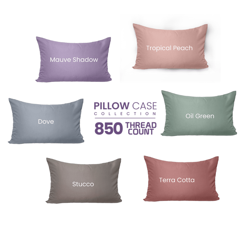 Pillow Case 880 TC- Colour Batch -02