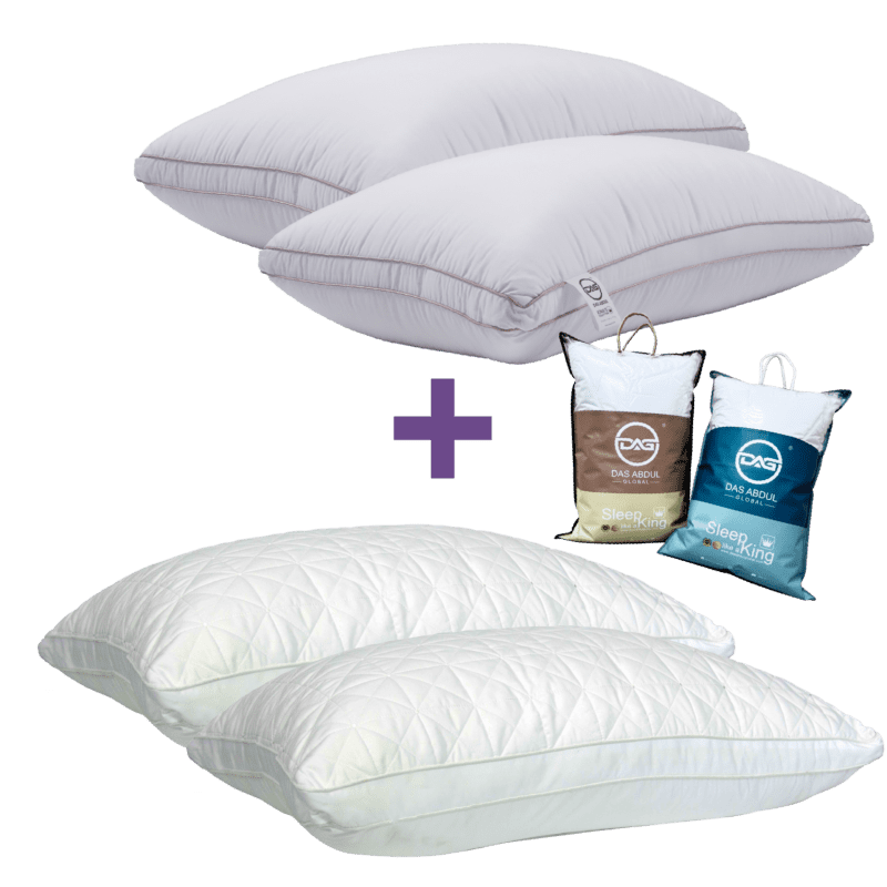 Combo 4 :  2 King Collection + 2 Queen Pillow